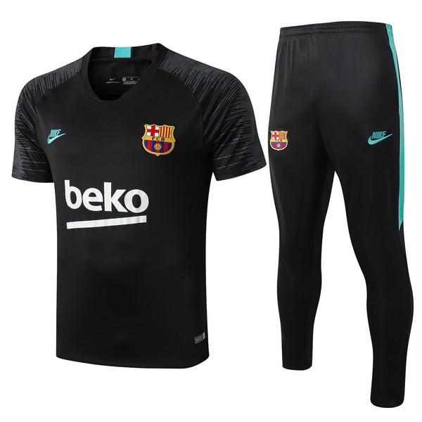 Entrenamiento Conjunto Completo Barcelona 2019-2020 Negro Verde